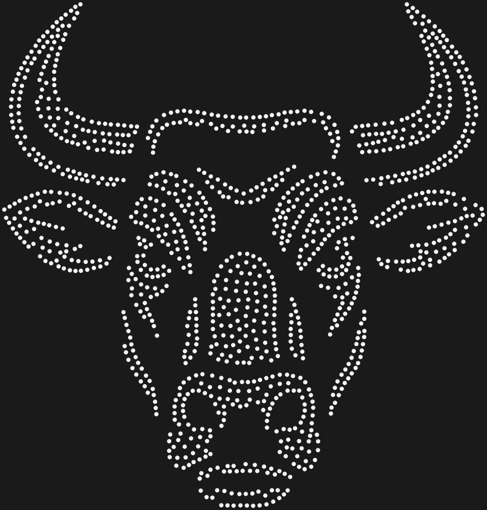 Трафарет Bull — RHT_BULL1_SS10_CRYSTAL_CLEAR