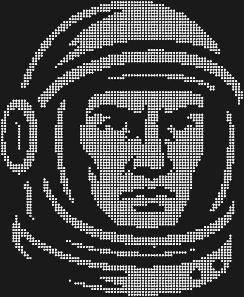Трафарет Astronaut — RHT_COSMONAUT1_SS12_CRYSTAL_CLEAR