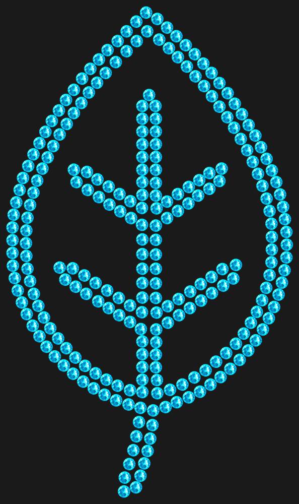 Трафарет Leaflet — RHT_LEAF1_SS10_AQUAMARINE