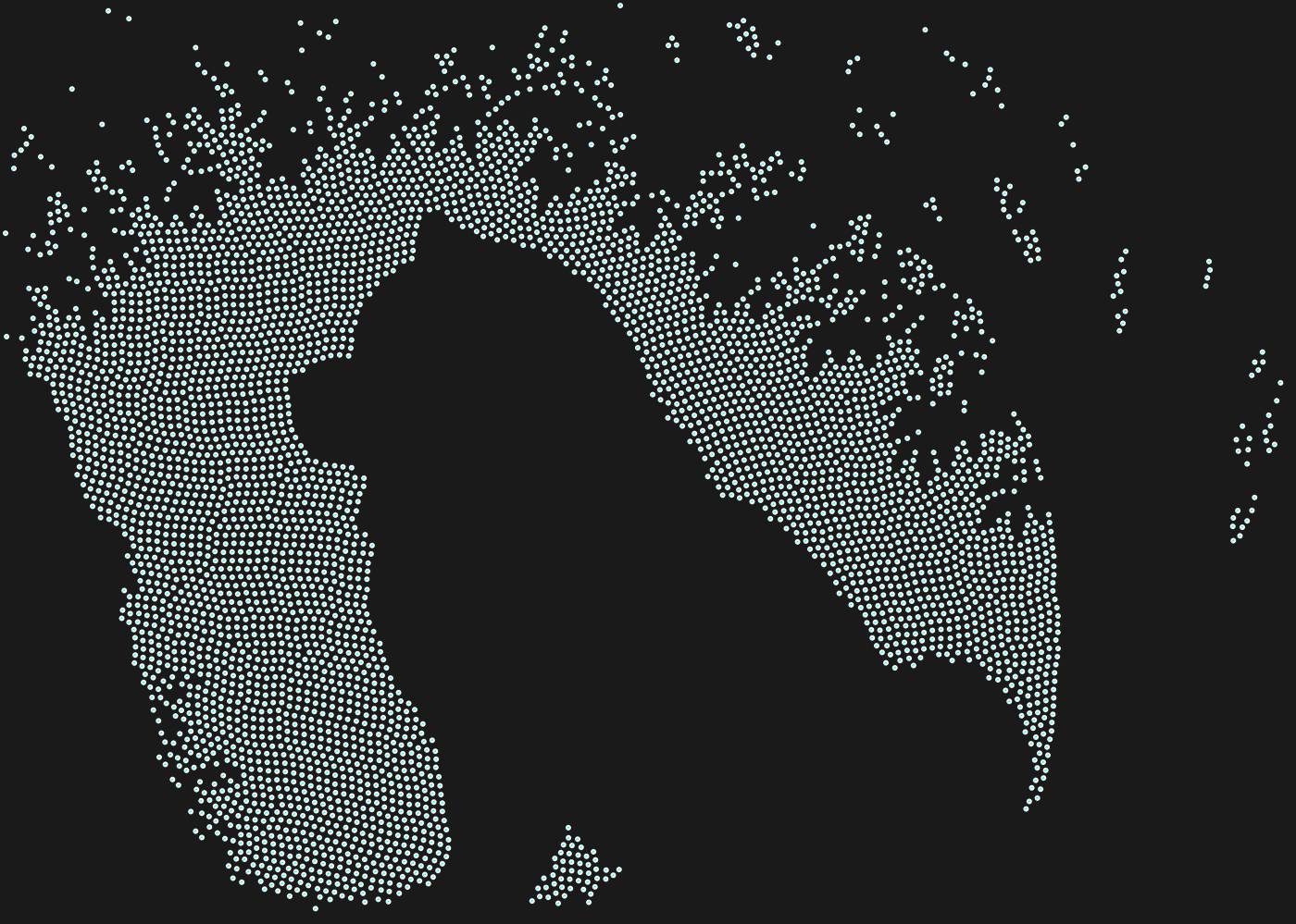 Трафарет Силуэт чау-чау — CHOWCHOWTREE1