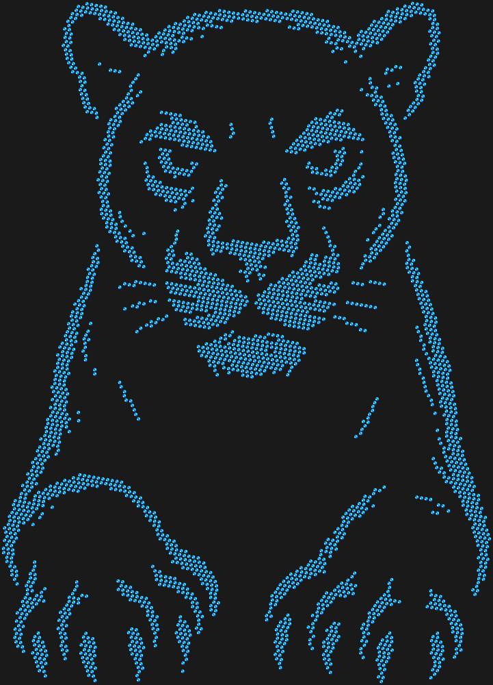 Трафарет Panther — RHT_PANTHER1_SS10_SAPPHIRE