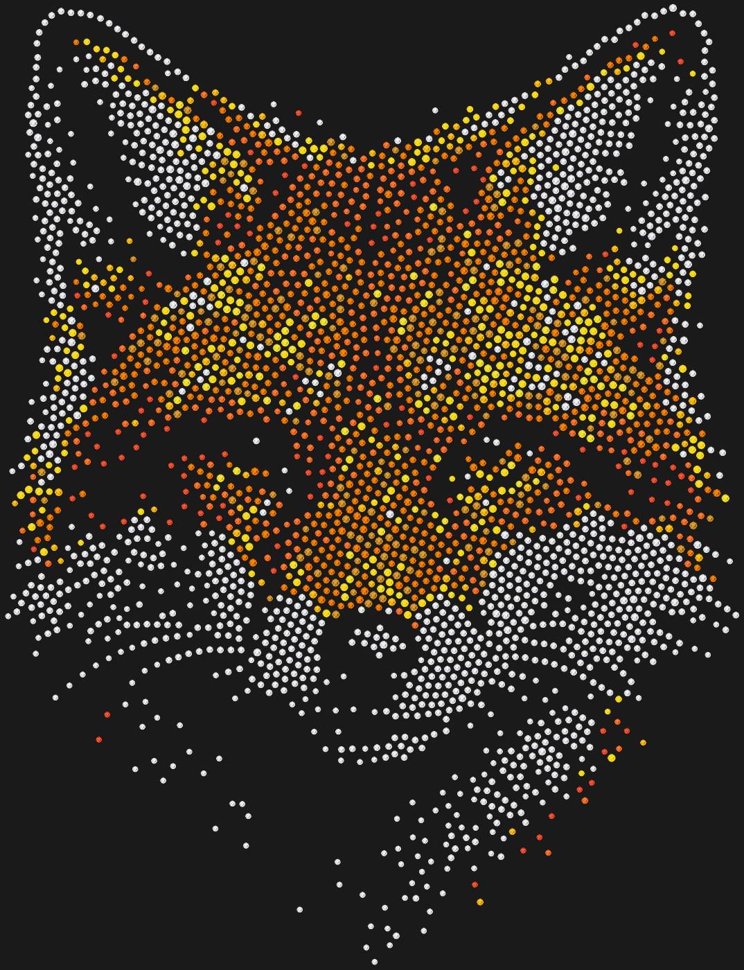 Трафарет Лисица — FOX4