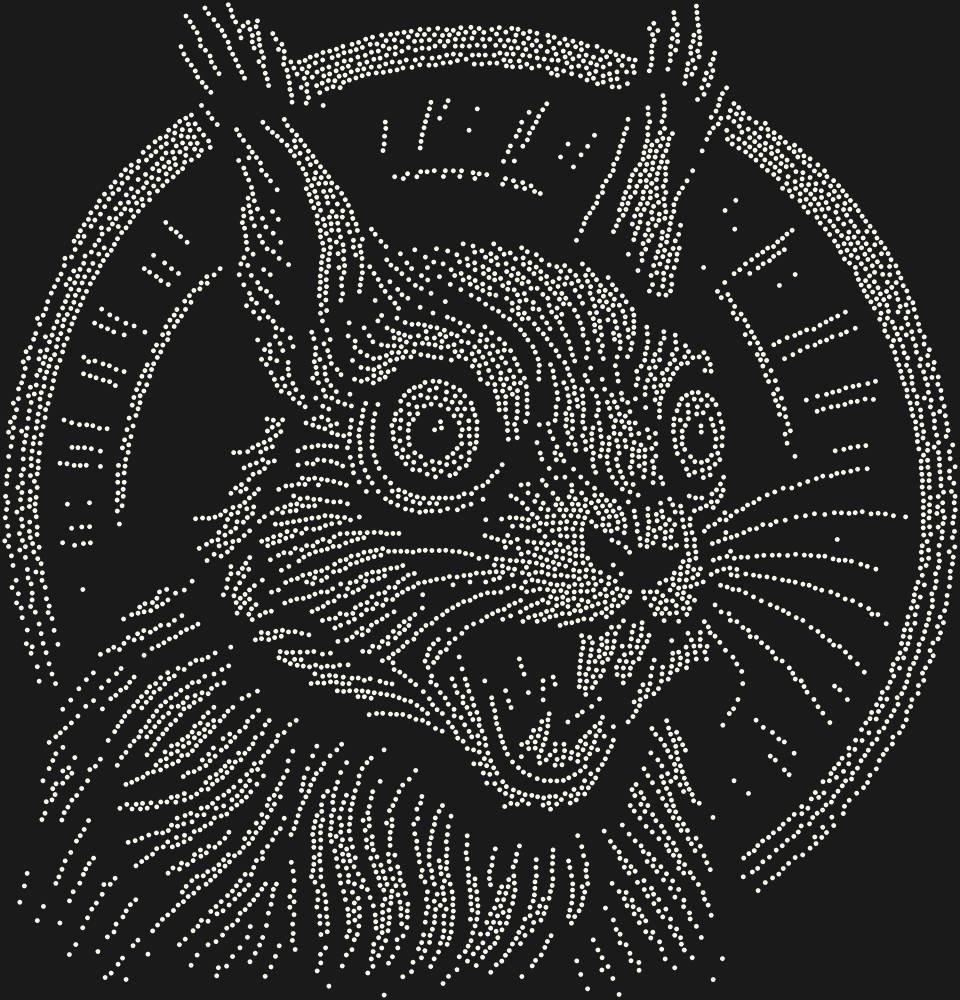 Трафарет Белка в колесе — RHT_SQUIRREL2_SS16_CRYSTAL_AB
