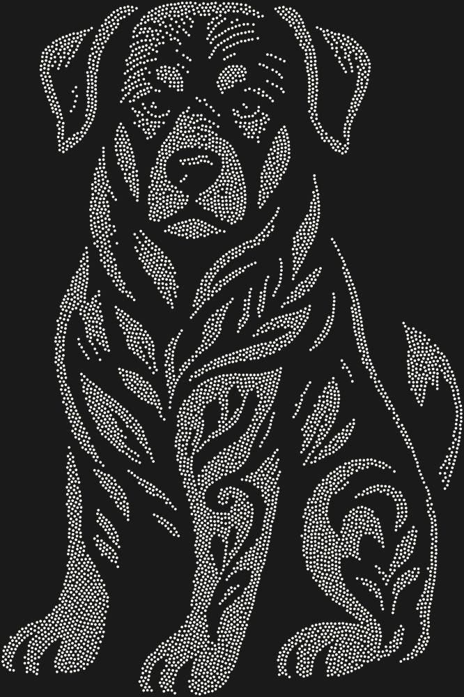 Трафарет Ротвейлер — RHT_ROTTWEILER1_SS5_CRYSTAL_AB