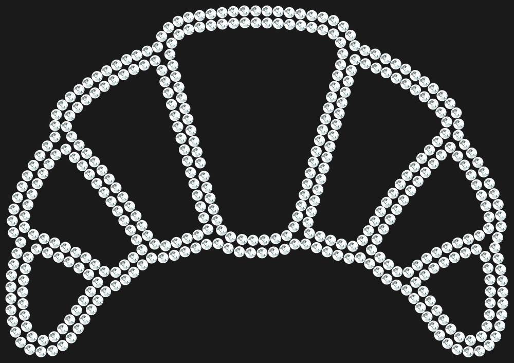 Трафарет Сroissant — RHT_CROISSANT1_SS12_CRYSTAL_CLEAR