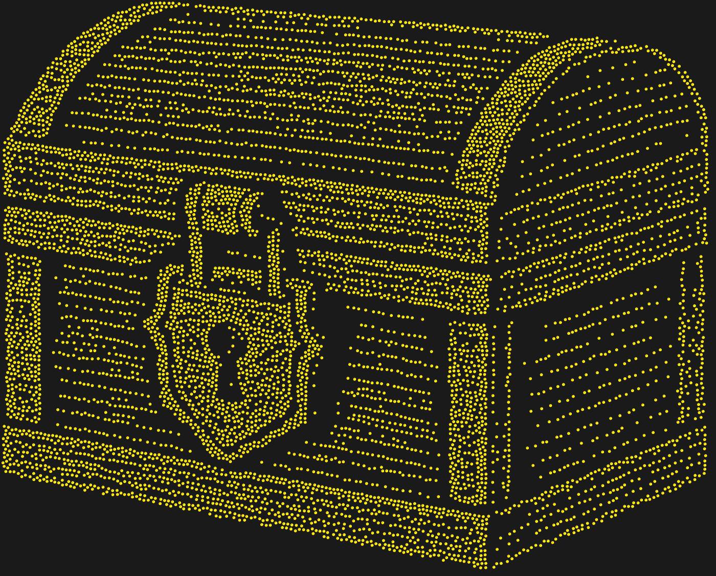 Трафарет Маленькая шкатулка — BOXLOCK1