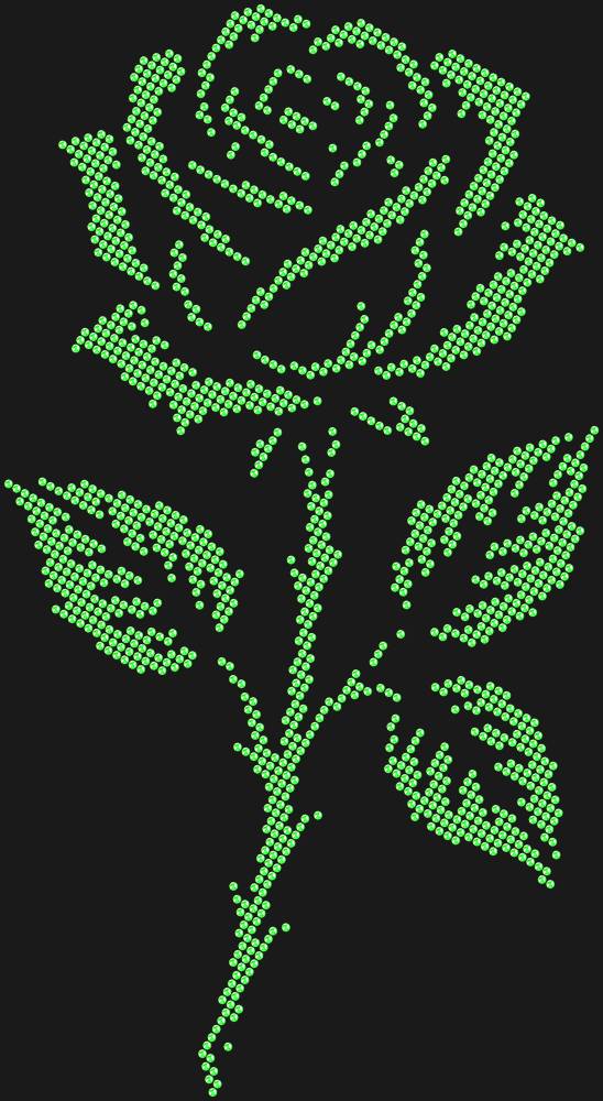 Трафарет Gothic Rose — RHT_ROSE2_SS10_LT_PERIDOT
