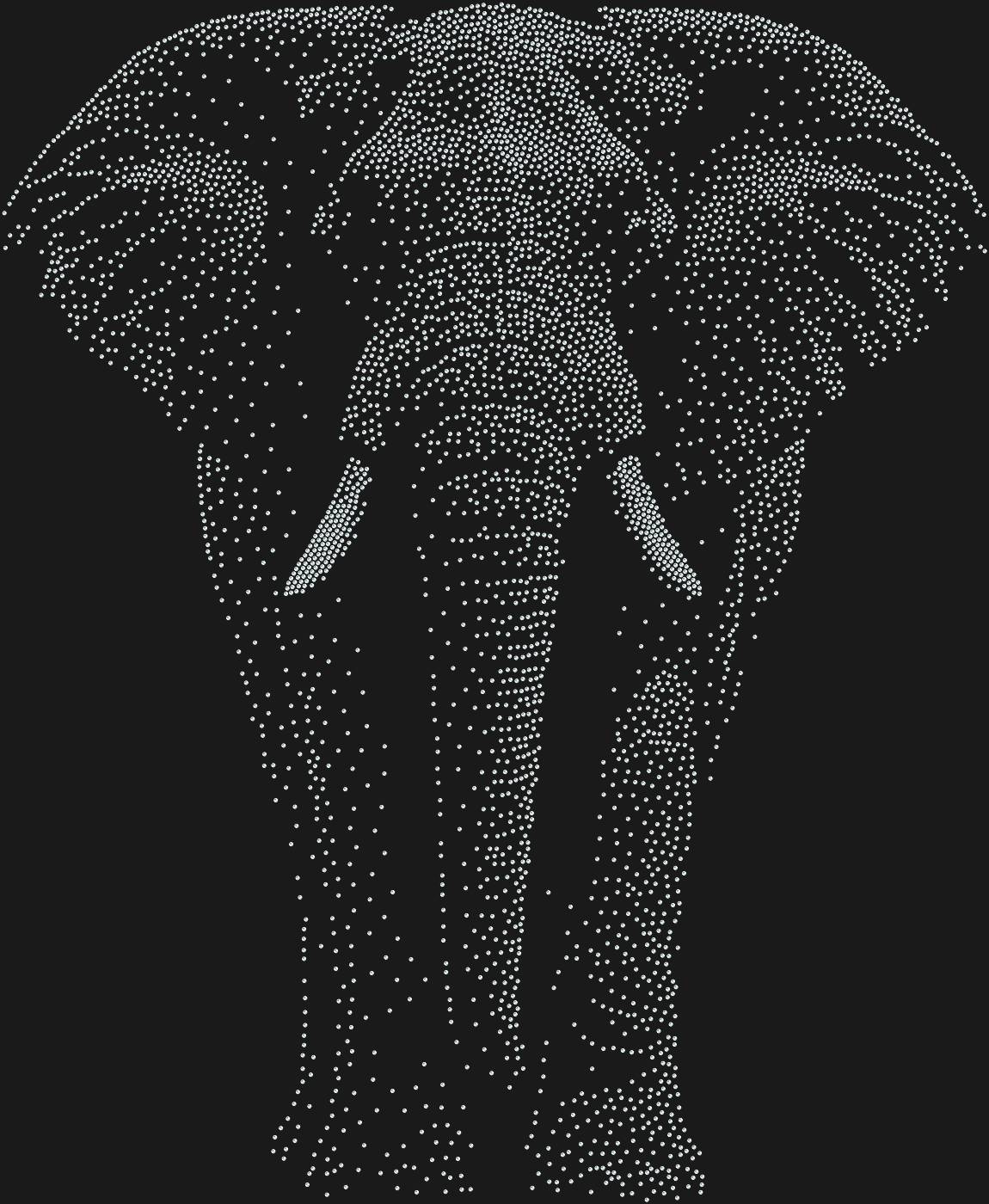 Трафарет Слон — ELEPHANT4