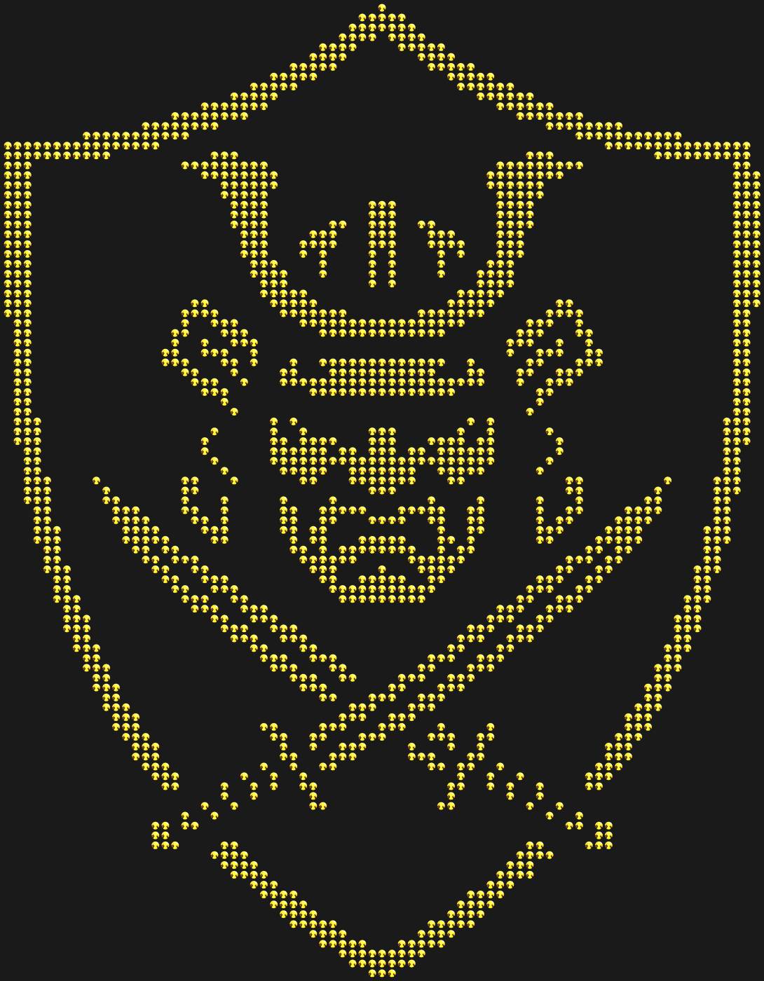 Трафарет Samurai shield — SAMURAI1