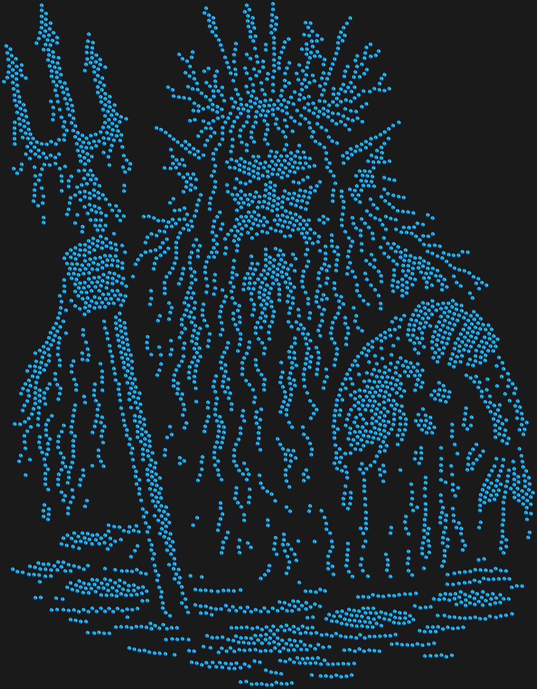 Трафарет Водяной — WATERMAN1