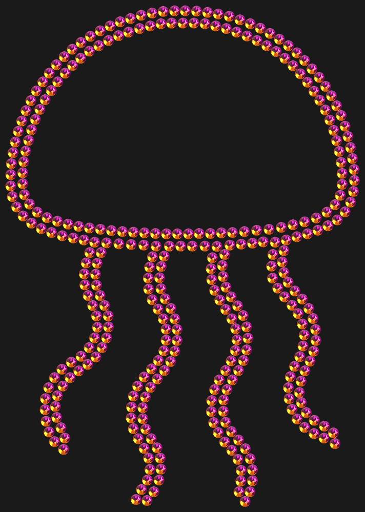 Трафарет Jellyfish — RHT_JELLYFISH1_SS10_RAINBOW