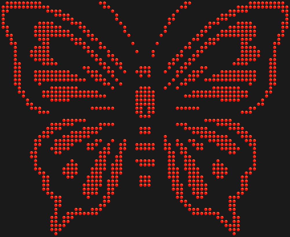 Трафарет Butterfly — RHT_BUTTERFLY2_SS16_LT_SIAM
