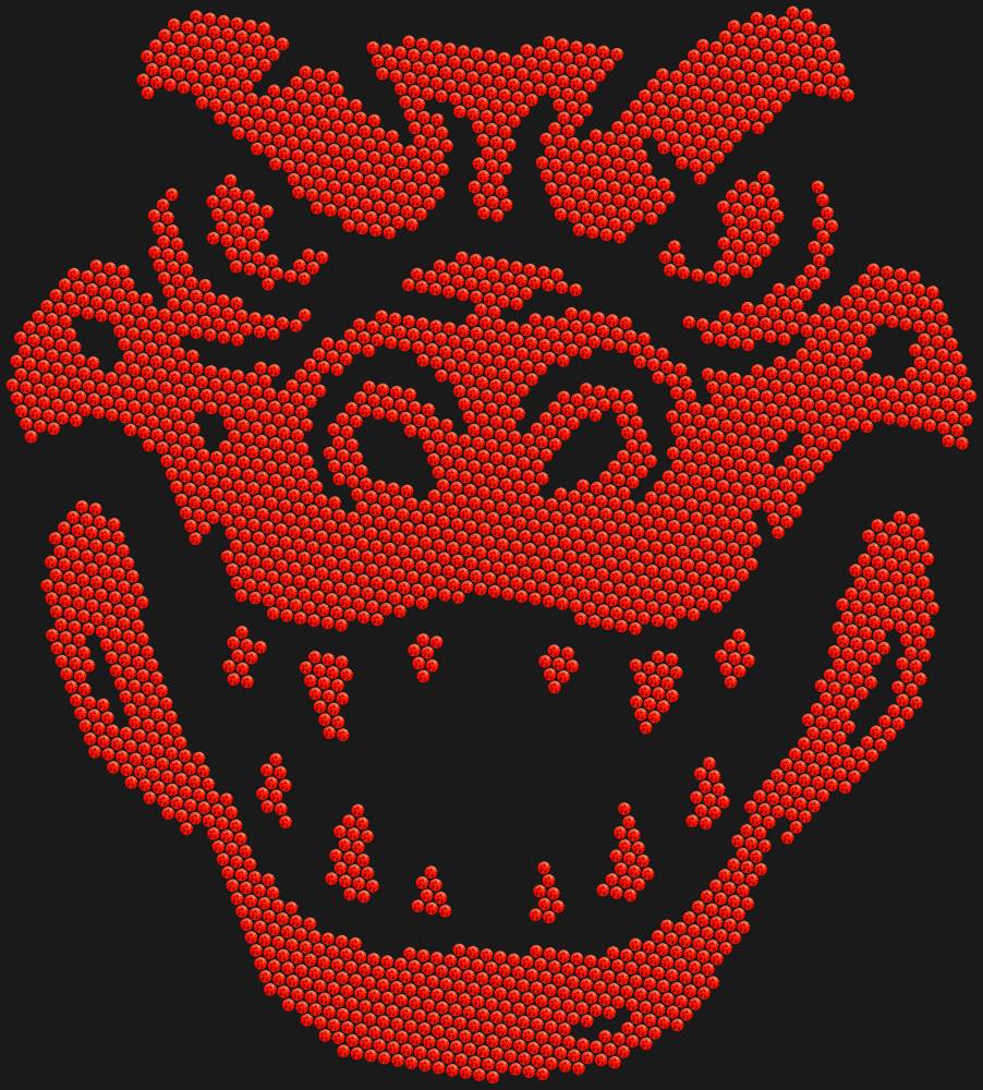 Трафарет Alligator head — RHT_CROCODILE1_SS16_LT_SIAM