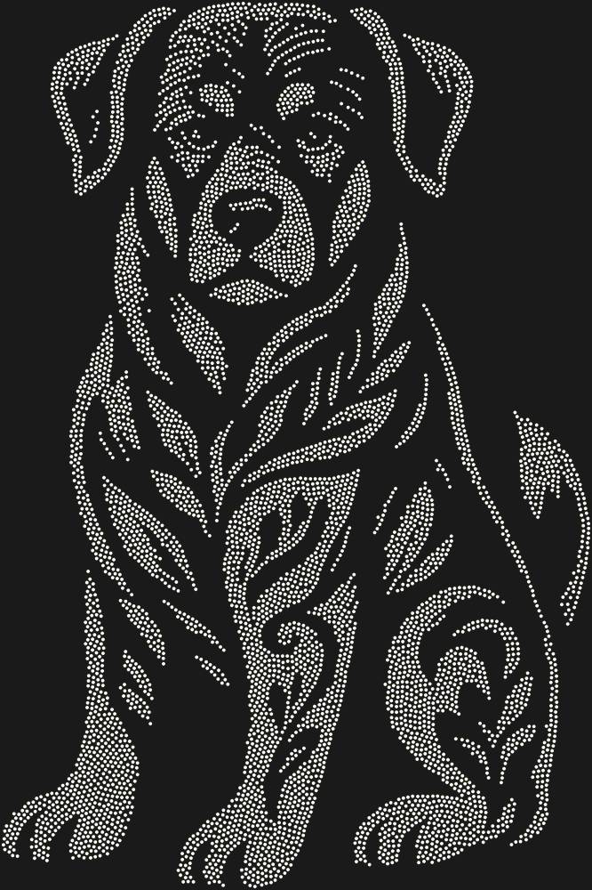 Трафарет Ротвейлер — RHT_ROTTWEILER1_SS10_CRYSTAL_AB