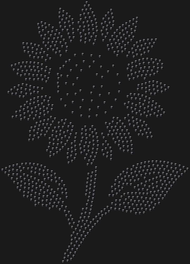 Трафарет Sunflower — RHT_SUNFLOWER1_SS10_JET_BLACK
