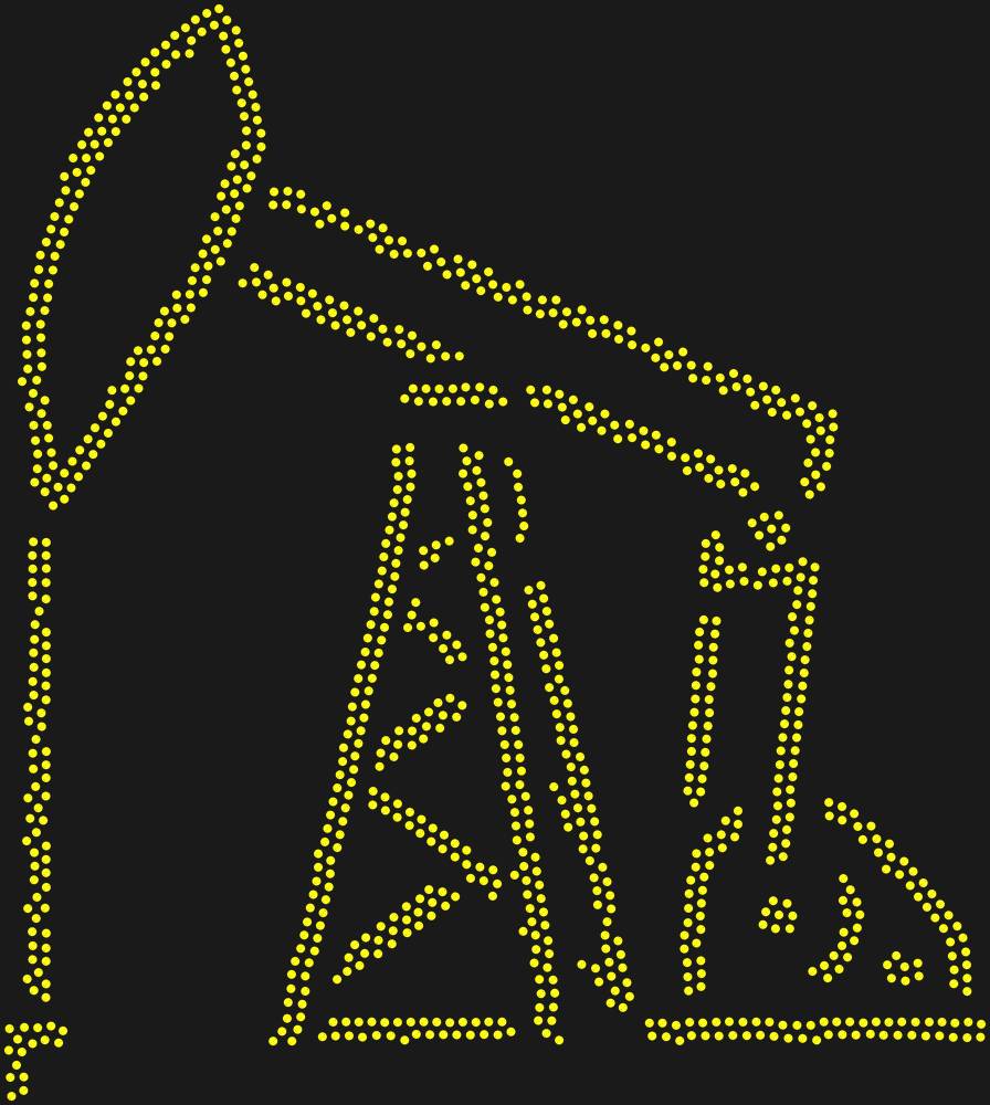 Трафарет Oil rig — RHT_OIL1_SS16_CITRINE