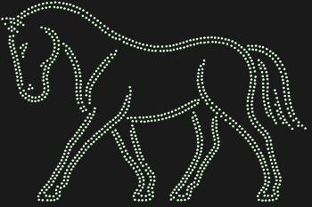 Рисунок из страз по номерам «Лошадь» на 964 сияющих камня — это воплощение изящества и силы, что оживит ваш интерьер завораживающим мерцанием.