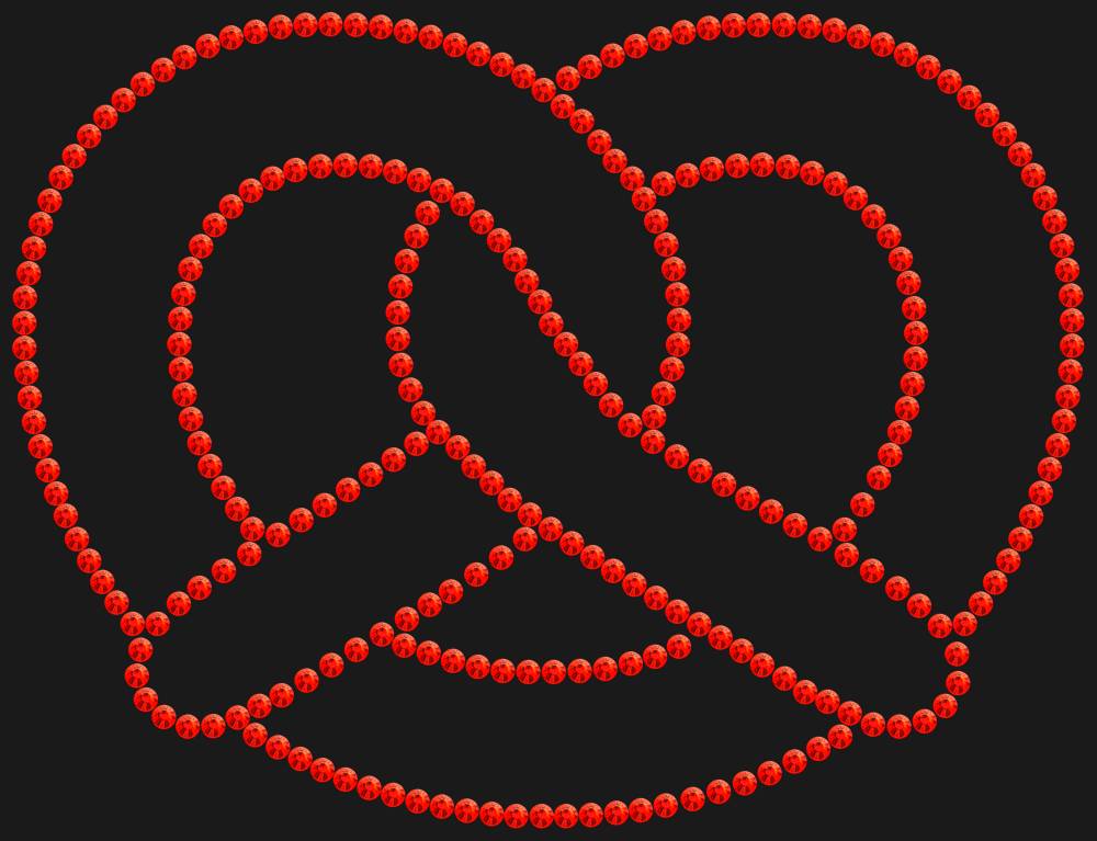 Трафарет Pretzel — RHT_PRETZEL1_SS16_LT_SIAM