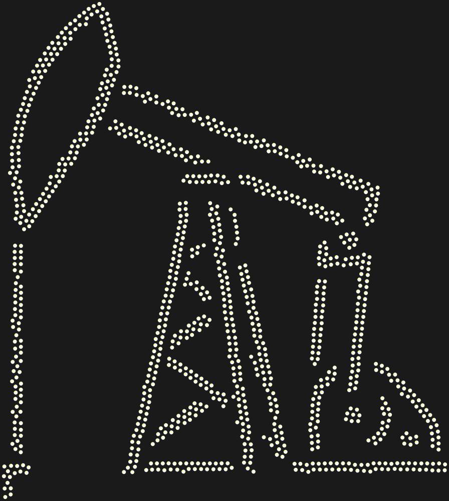 Трафарет Oil rig — RHT_OIL1_SS12_CRYSTAL_AB