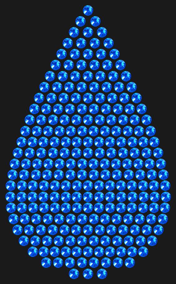 Трафарет A big drop — RHT_DROP3_SS10_SAPPHIRE
