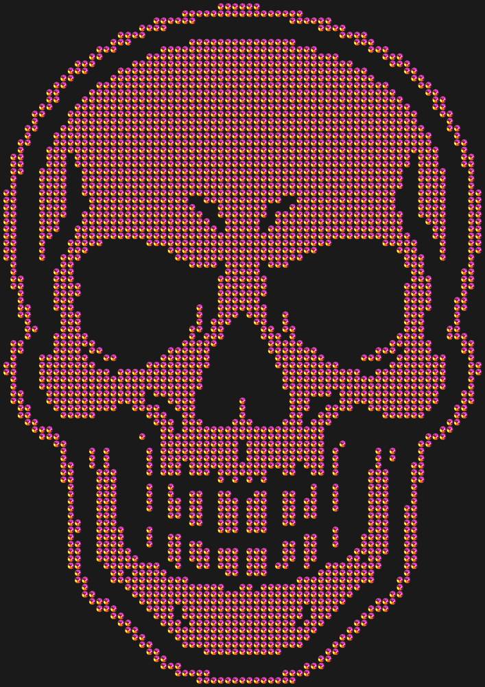 Трафарет Skull — RHT_SKULL1_SS10_RAINBOW