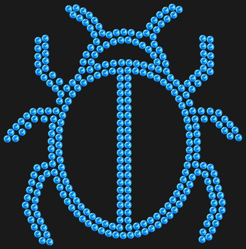 Трафарет Beetle — RHT_BEATLE1_SS10_LT_SAPPHIRE