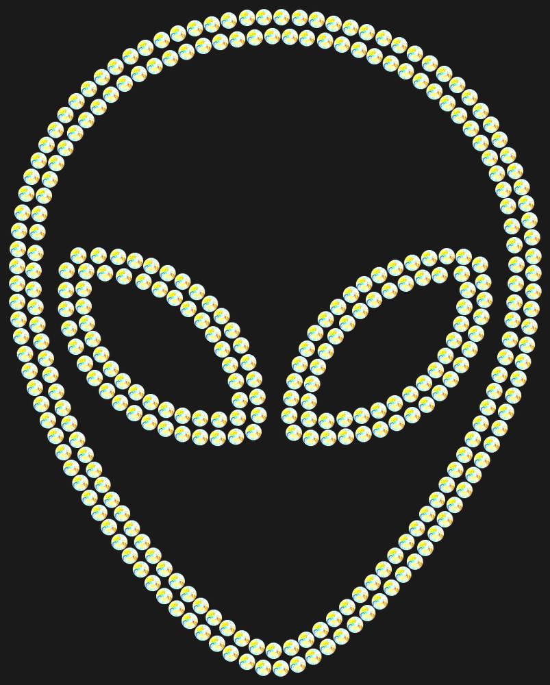 Трафарет Alien — RHT_UFO1_SS6_CRYSTAL_AB