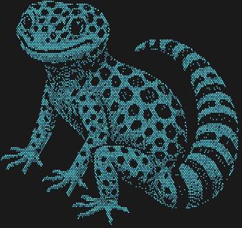 Рисунок из страз «Эублефар» – это 6694 сверкающих блика, создающих забавную улыбку и лукавое спокойствие, что превратят любой день в маленькое приключение.