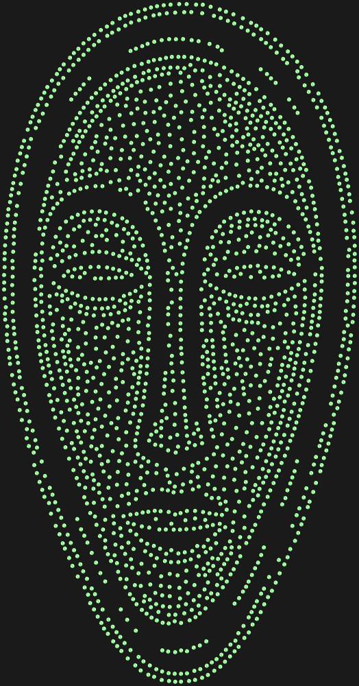 Трафарет African-style mask — RHT_AFRICANMASK1_SS16_LT_PERIDOT
