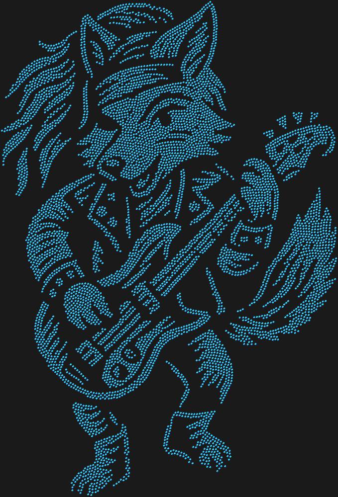 Трафарет Rocker Fox — RHT_FOXROCKER1_SS10_SAPPHIRE