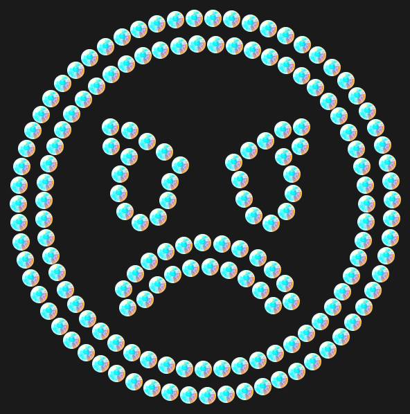 Трафарет Angry emoji — RHT_SMILE5_SS6_CRYSTAL_AB_DMC