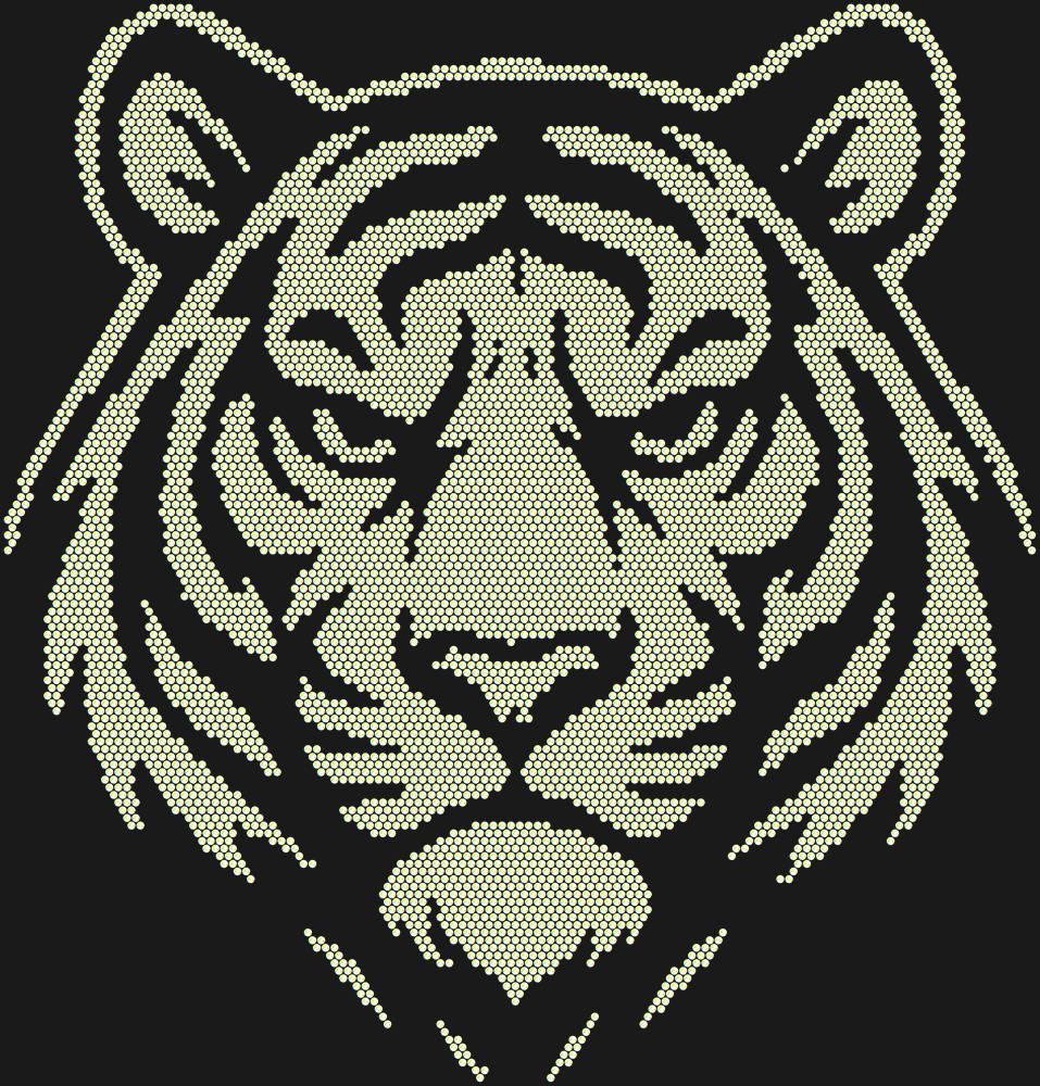 Трафарет Tiger — RHT_TIGER1_SS12_CRYSTAL_AB