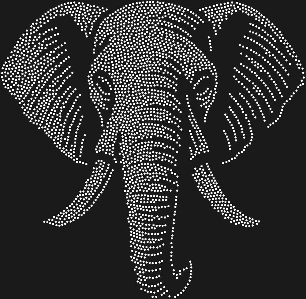 Трафарет Слон — RHT_ELEPHANT1_SS16_CRYSTAL_CLEAR