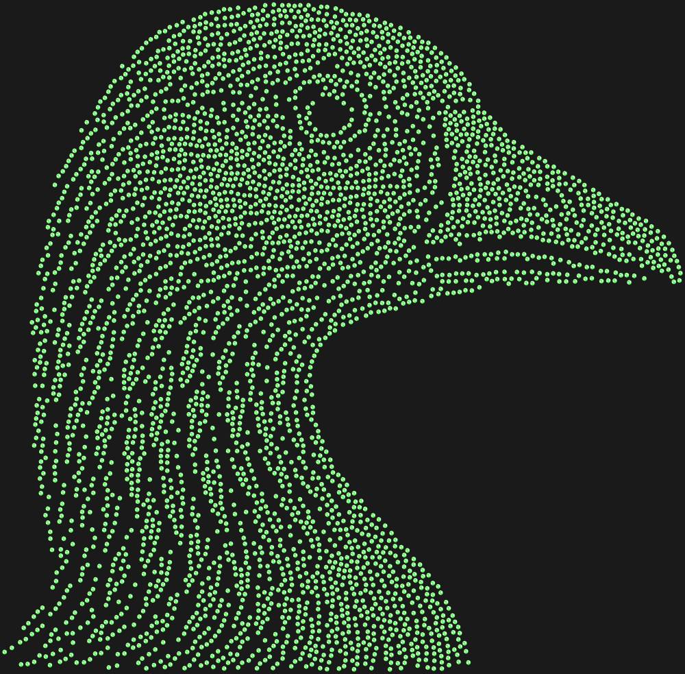 Трафарет Гусь — RHT_GOOSE1_SS10_LT_PERIDOT