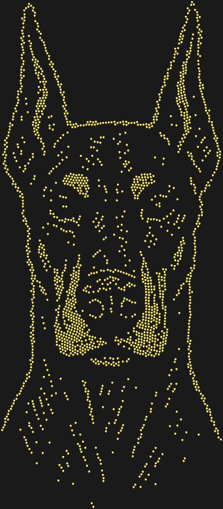 Трафарет Doberman — RHT_DOBERMAN1_SS16_GOLD
