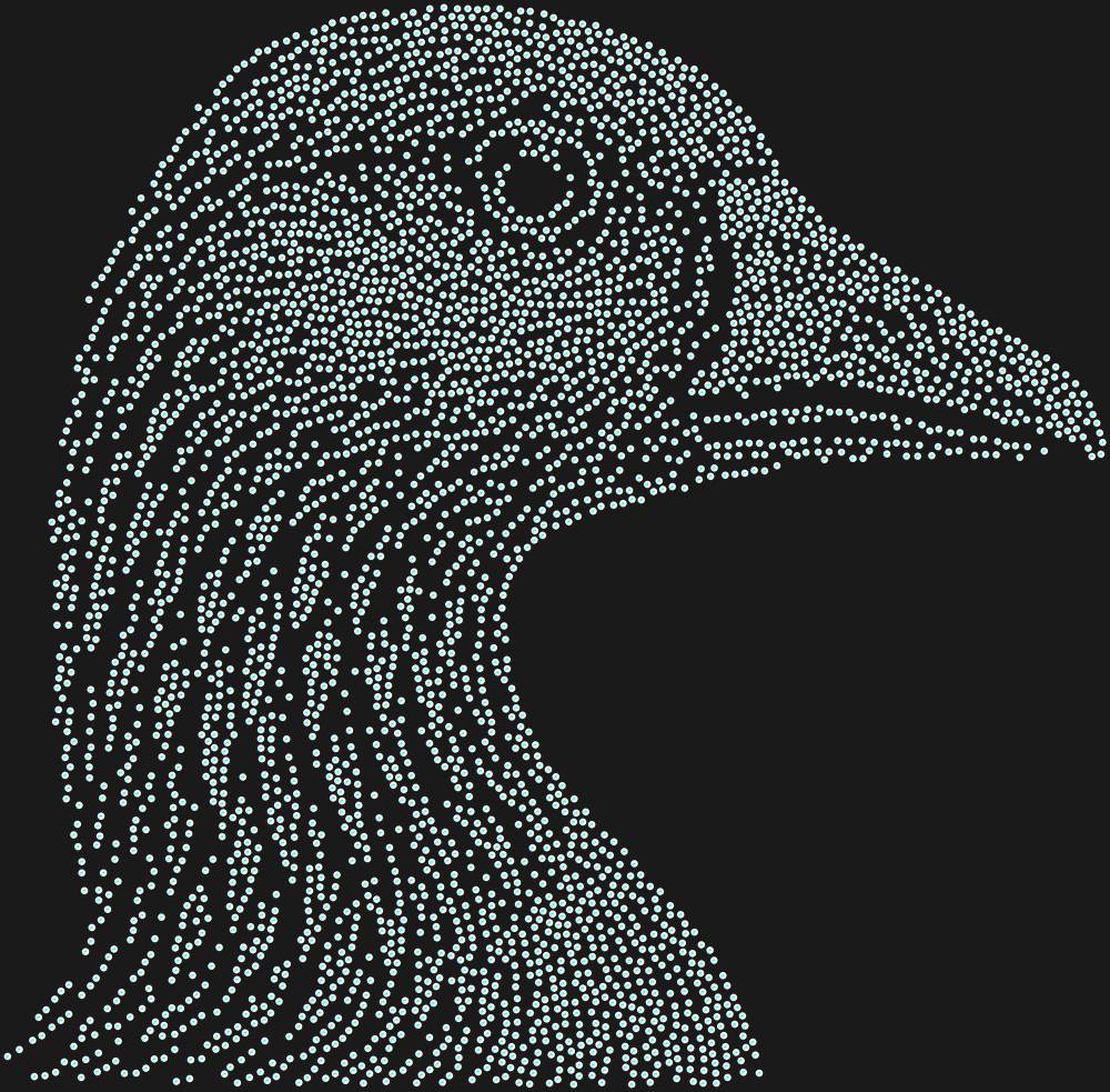 Трафарет Гусь — RHT_GOOSE1_SS6_CRYSTAL_AB_DMC
