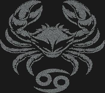 Рисунок из страз Знак зодиака Рак, сияющий 5184 кристаллами, – это ваш личный оберег, сотканный из звёздного света и морских глубин.