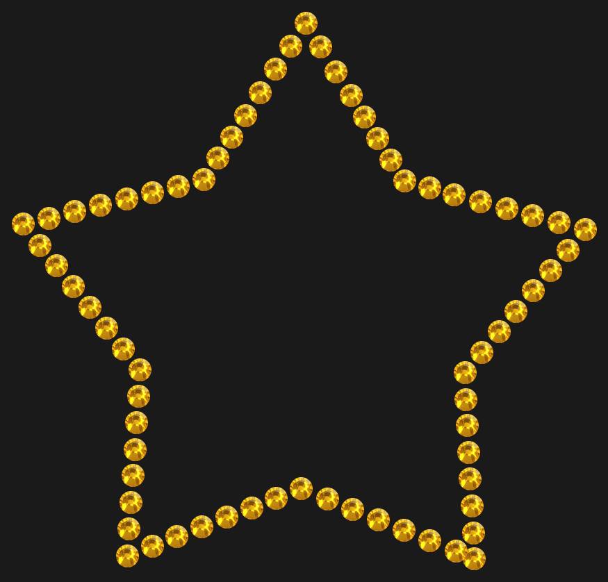 Трафарет Star contour — RHT_STAR1_SS10_TOPAZ