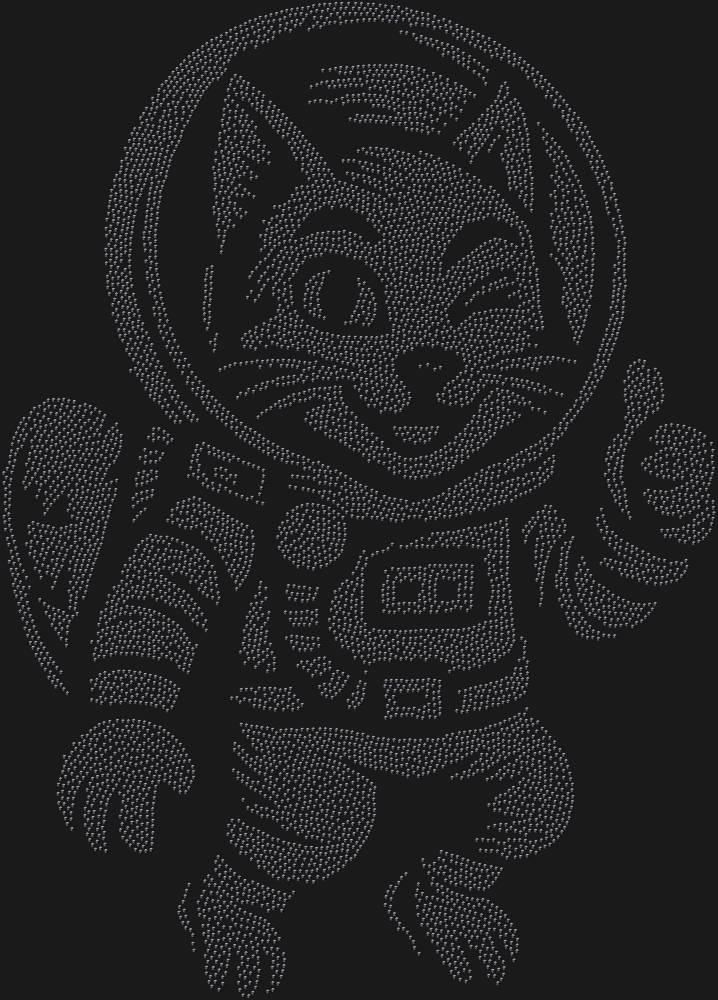 Трафарет Кот в космосе — RHT_CATSPACE1_SS10_JET_BLACK