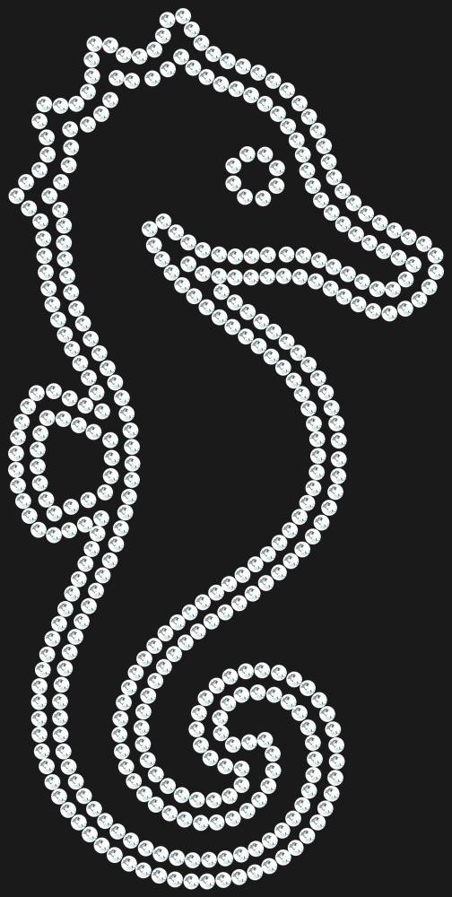 Трафарет Seahorse — RHT_SEAHORSE1_SS10_CRYSTAL_CLEAR