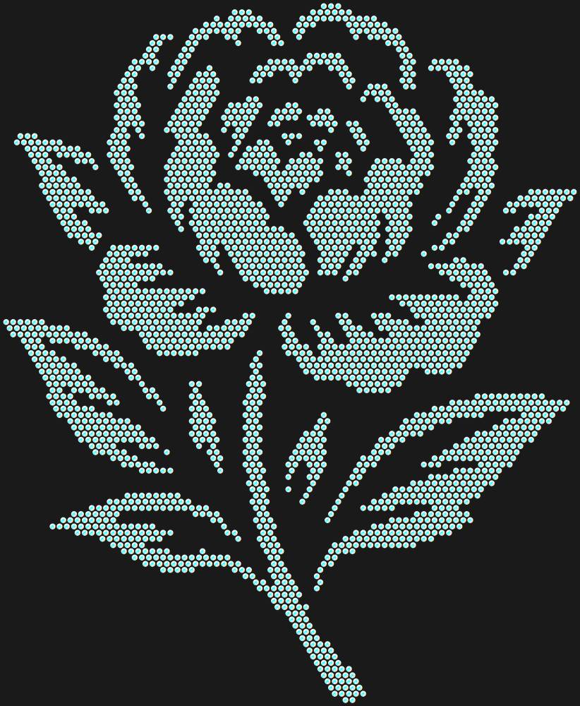 Трафарет Peony — RHT_PEONY1_SS6_CRYSTAL_AB_DMC