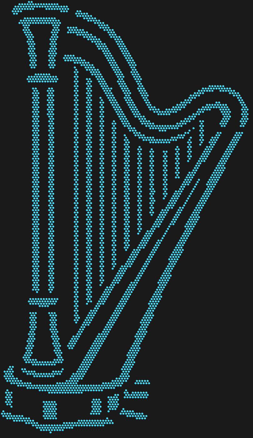 Трафарет Арфа — HARP1