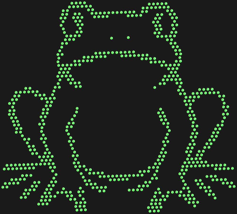 Трафарет Frog — RHT_FROG1_SS10_LT_PERIDOT