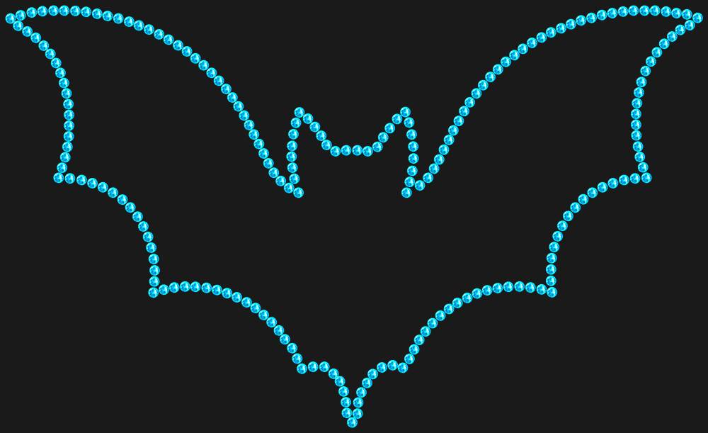 Трафарет Bat — RHT_BAT1_SS10_AQUAMARINE