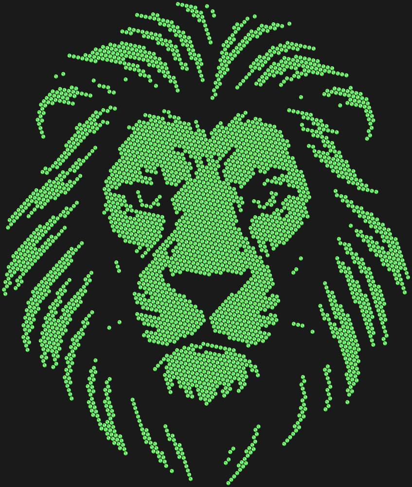 Трафарет Leo — RHT_LION1_SS10_LT_PERIDOT