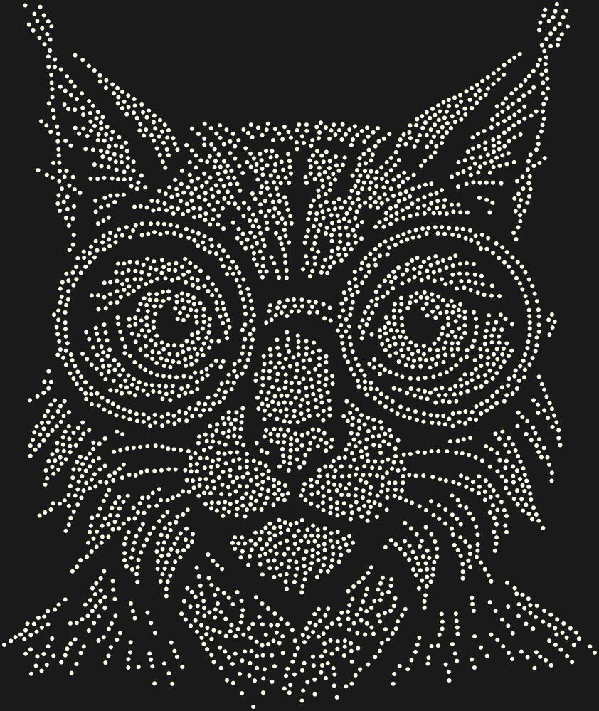 Трафарет Рысь в очках — RHT_LYNX1_SS12_CRYSTAL_AB