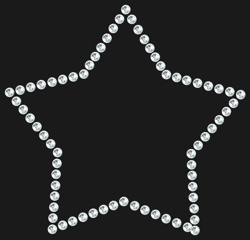 Трафарет Star contour — RHT_STAR1_SS10_CRYSTAL_CLEAR