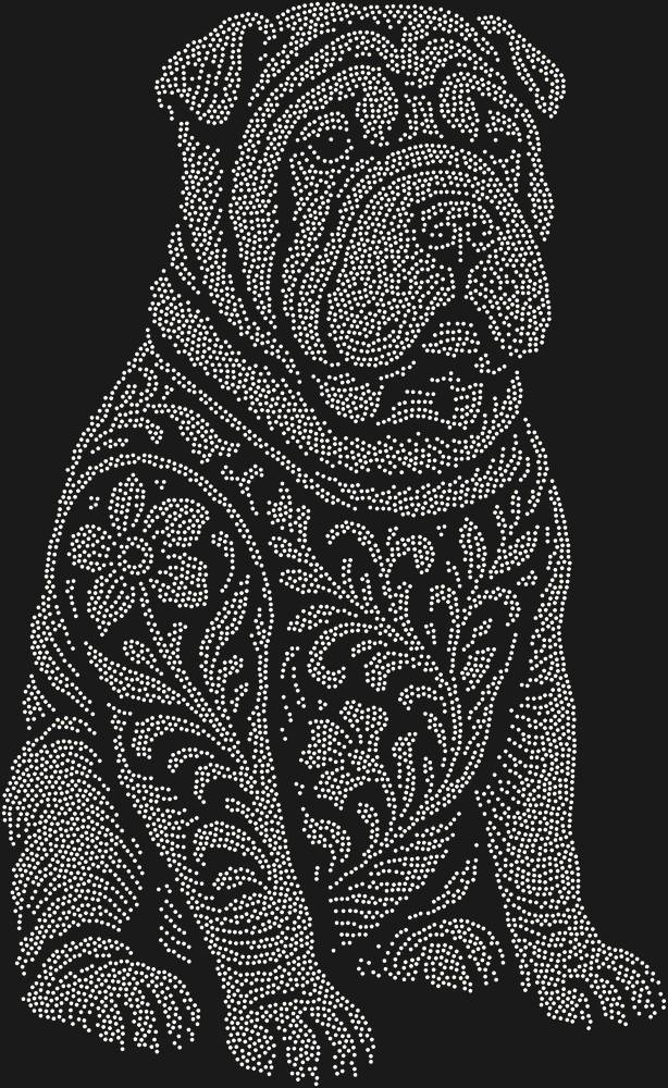 Трафарет Шарпей — RHT_DOG5_SS16_CRYSTAL_AB