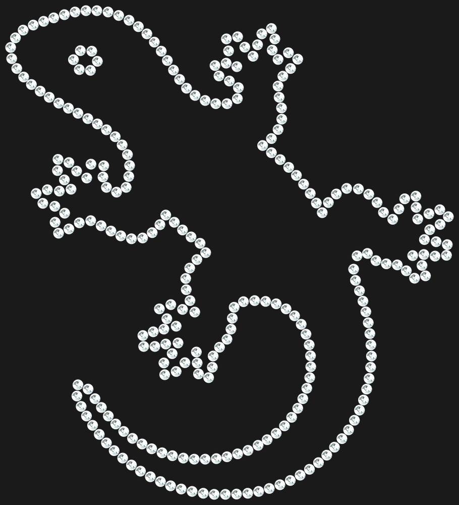 Трафарет Lizard — RHT_LIZARD1_SS12_CRYSTAL_CLEAR