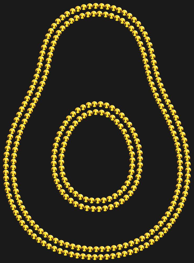 Трафарет Avocado — RHT_AVOCADO1_SS10_GOLD
